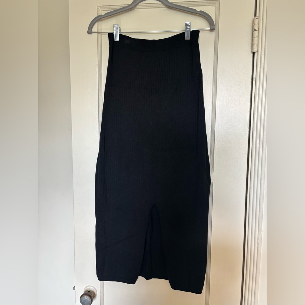Free People Knit Long Midi Skirt